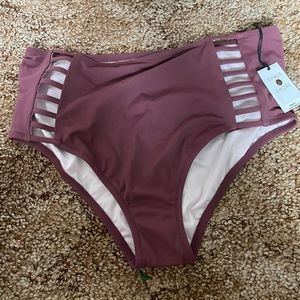 High waist bikini bottoms(New)